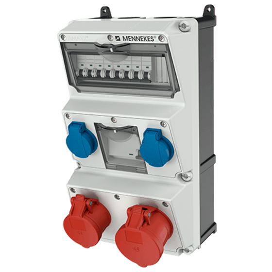 MENNEKES AMAXX® contactdooscombinatie met aardlekschakelaar type B 930080