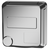 MENNEKES  Cepex inbouwcontactdoos SCHUKO®, wit aluminium 4584