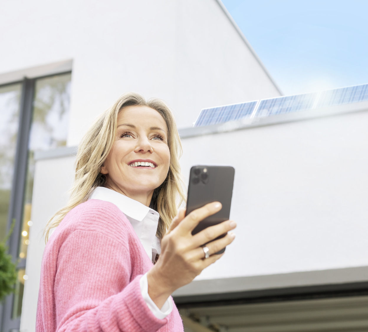 Wallbox Überschussladung über das Handy checken