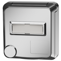 MENNEKES  Cepex inbouwcontactdoos met slot en tekstvenster, alpine wit 4845ME