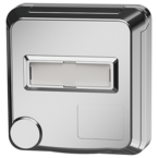 MENNEKES Cepex inbouwcontactdoos SCHUKO® met tekstvenster, wit aluminium 4574ME