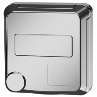 MENNEKES  Cepex inbouwcontactdoos, wit aluminium 4480