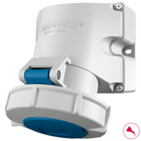 MENNEKES  Wandcontactdoos met TwinCONTACT 9171