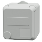 MENNEKES Cepex wandcontactdoos, lichtgrijs 4810