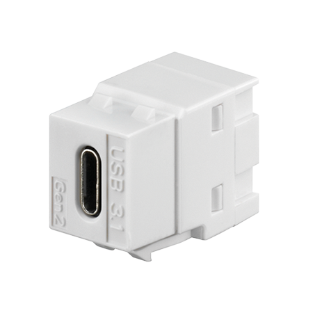 MENNEKES Keystone module USB 3.1, TYPE C, zuiver wit 41579