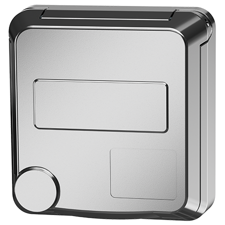 MENNEKES Cepex inbouwcontactdoos, wit aluminium 4478