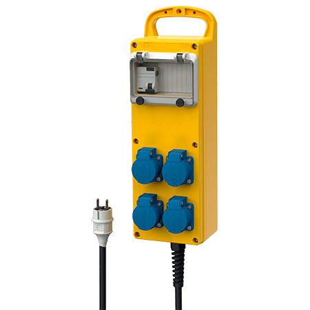 MENNEKES EverGUM contactdooscombinatie met aardlekschakelaar type A 70027