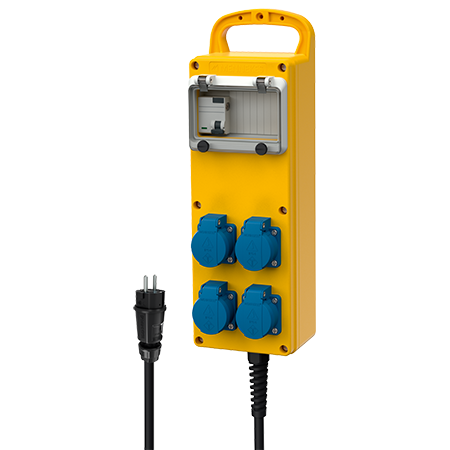 MENNEKES EverGUM contactdooscombinatie met aardlekschakelaar type A 70027